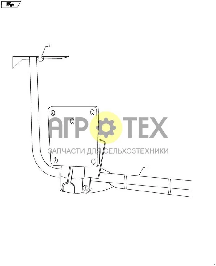 55.440.02 - MONITOR MOUNTING BAR PACKAGE (№2 на схеме)