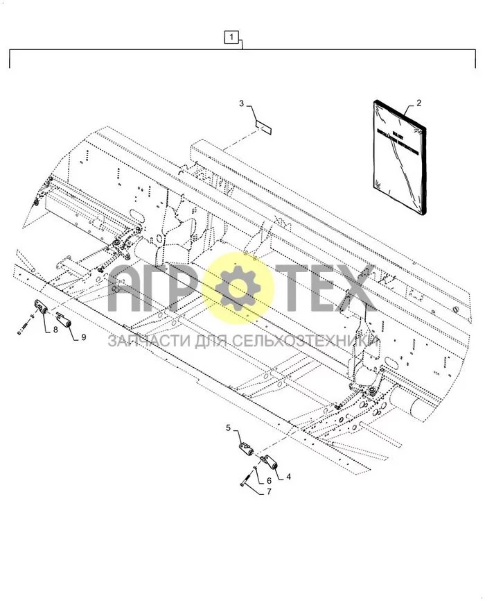 88.058.21 - UPDATE, IN-CAB SUSPENSION, CENTER (№6 на схеме)