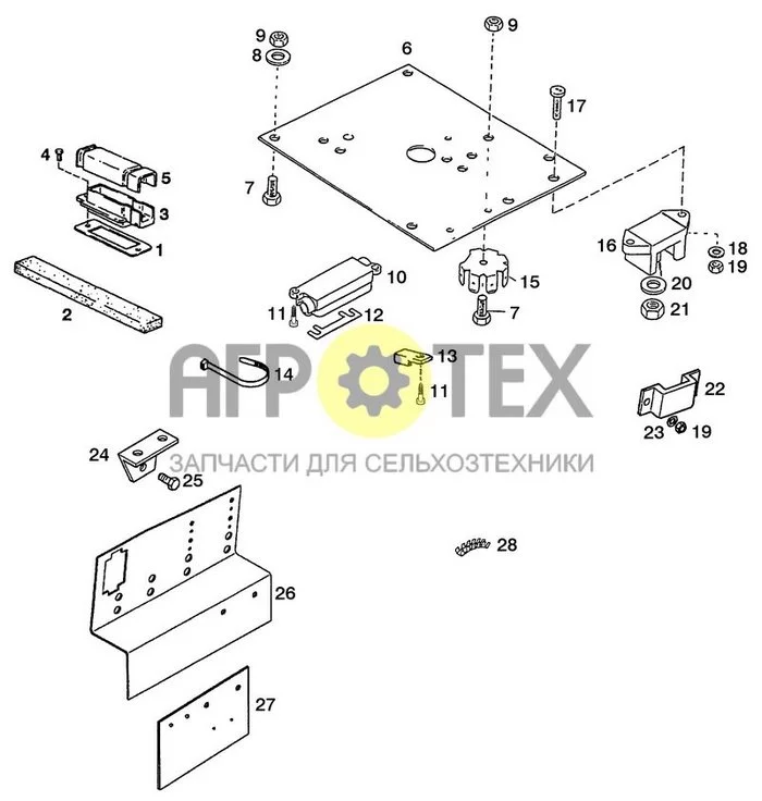 04-17[01] - CABLE HOSE, FRONT + REAR CONSOLES (№7 на схеме)