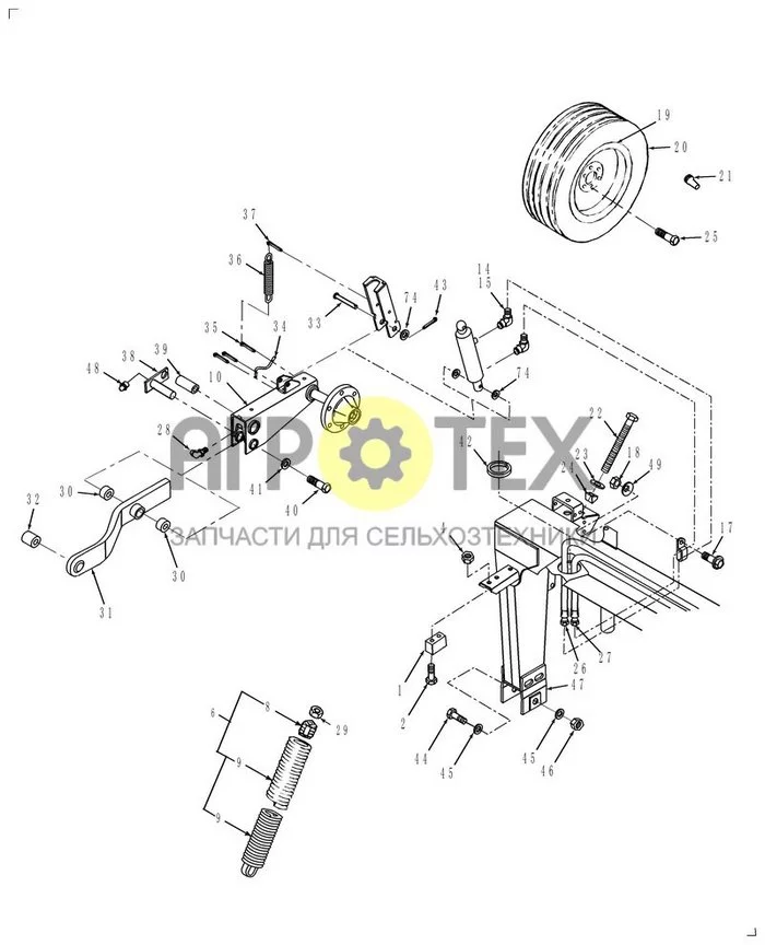 12.05 - TRAIL FRAME, RIGHT SIDE (№40 на схеме)
