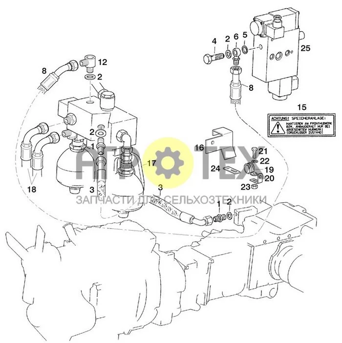 08-34[01] - EGE - HYDRAULIC CONNECTION / ---->30057 (№21 на схеме)