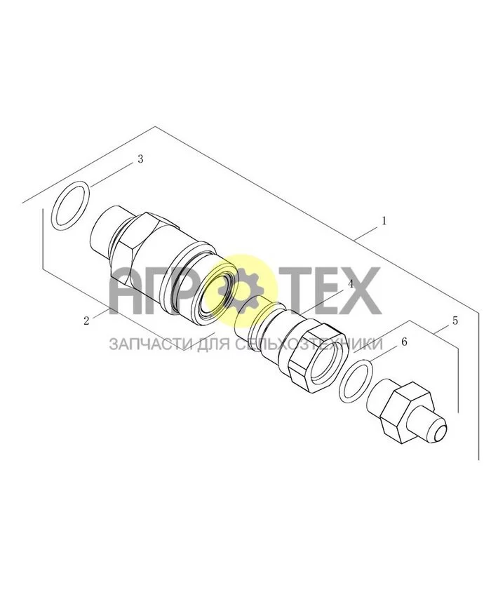 A.10.A[27] - MOTOR CASE DRAIN ATTACHMENT KIT - STX275, 325, 375, 425, 440 AND 450 STEIGER TRACTORS (№3 на схеме)