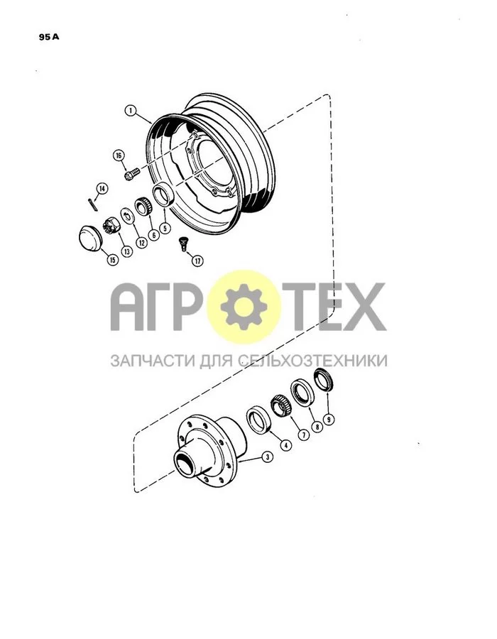 095A - ПЕРЕДНИЕ КОЛЕСА, ДЛЯ 18-ДЮЙМОВЫХ ШИН (№7 на схеме)
