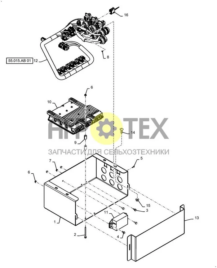 55.105.AA[01] - UCM ; (Var) P55A02EB, P55B02EB, P55C02EB, P55D02EB, P55E02EB (№6 на схеме)