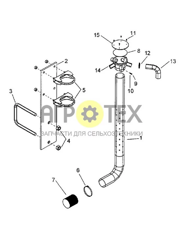 F06 - SECONDARY MANIFOLD, TUBES AND STANDS, 3/4', 1' AND 1-1/2' PORTS (№15 на схеме)