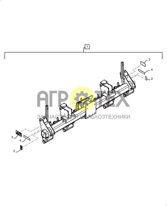 39.902.AB[02] - РАМА, ЦЕНТР, РАЗДЕЛ ; (Var) P55A01, P55B01, P55C01 (№4 на схеме)