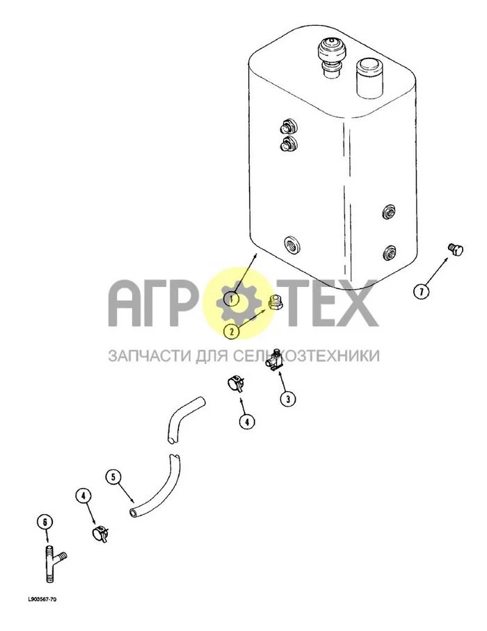 8-04 - HYDRAULIC RESERVOIR DRAIN SYSTEM (№3 на схеме)