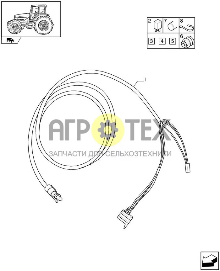 1.75.4/12 - (VAR.330024) REVERSIBLE FAN - CABLE (№5 на схеме)