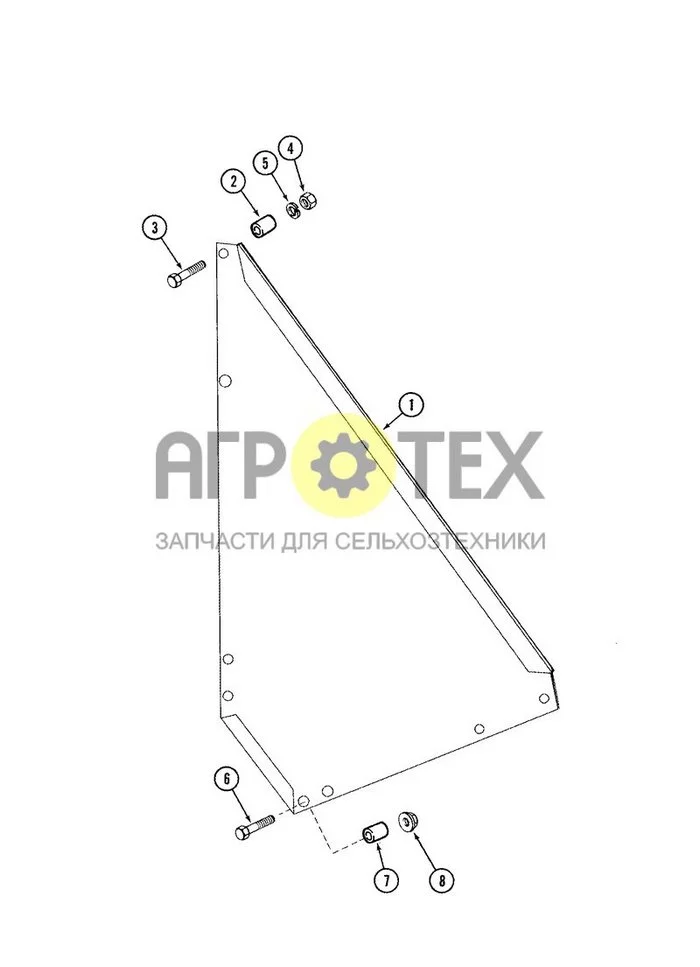 09A-02 - REEL END GUARD 5 BAT (№4 на схеме)