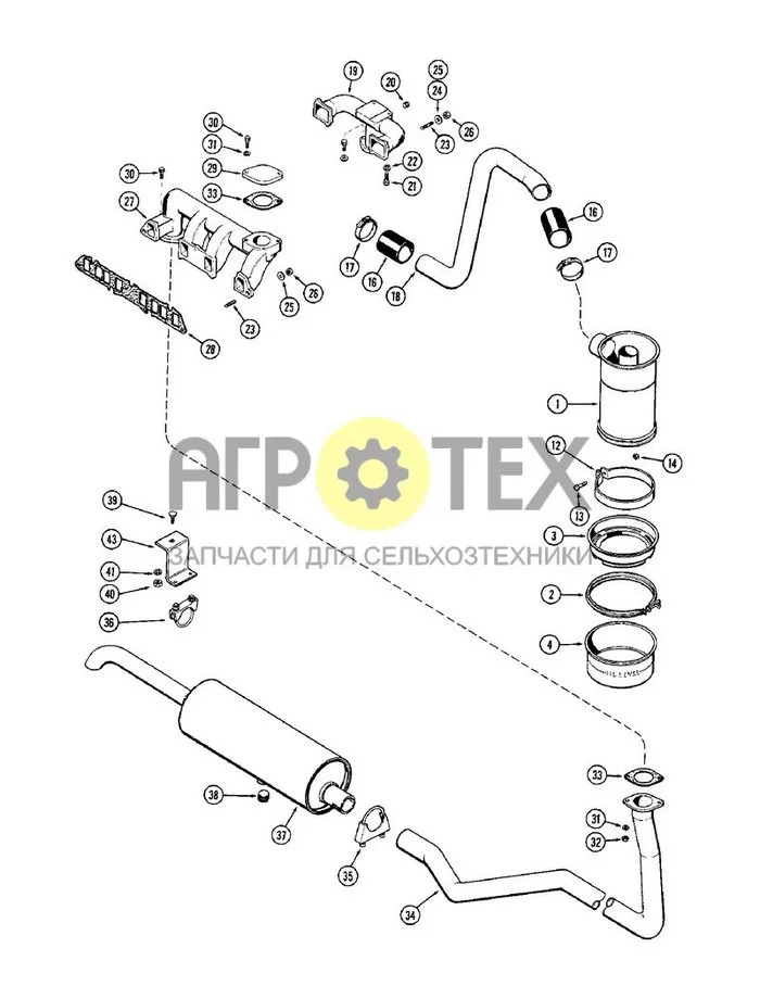 006 - AIR CLEANER, MANIFOLD, MUFFLER, (159) SPARK IGNITION ENGINE (№14 на схеме)