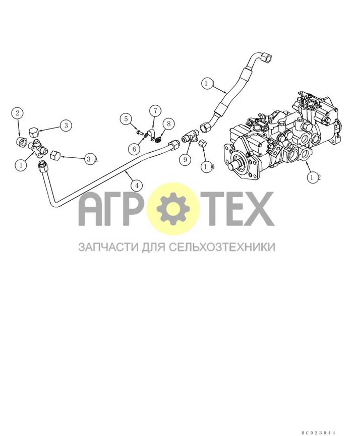 06-02 - ГИДРОСТАТИКА - НАСОС И ОБРАТНЫЕ ТРУБОПРОВОДЫ (№6 на схеме)