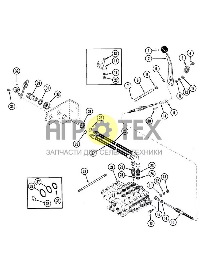 8-290 - REMOTE HYDRAULIC ATTACHMENT, FOURTH CIRCUIT, P.I.N. 8860450 & AFTER (№13 на схеме)