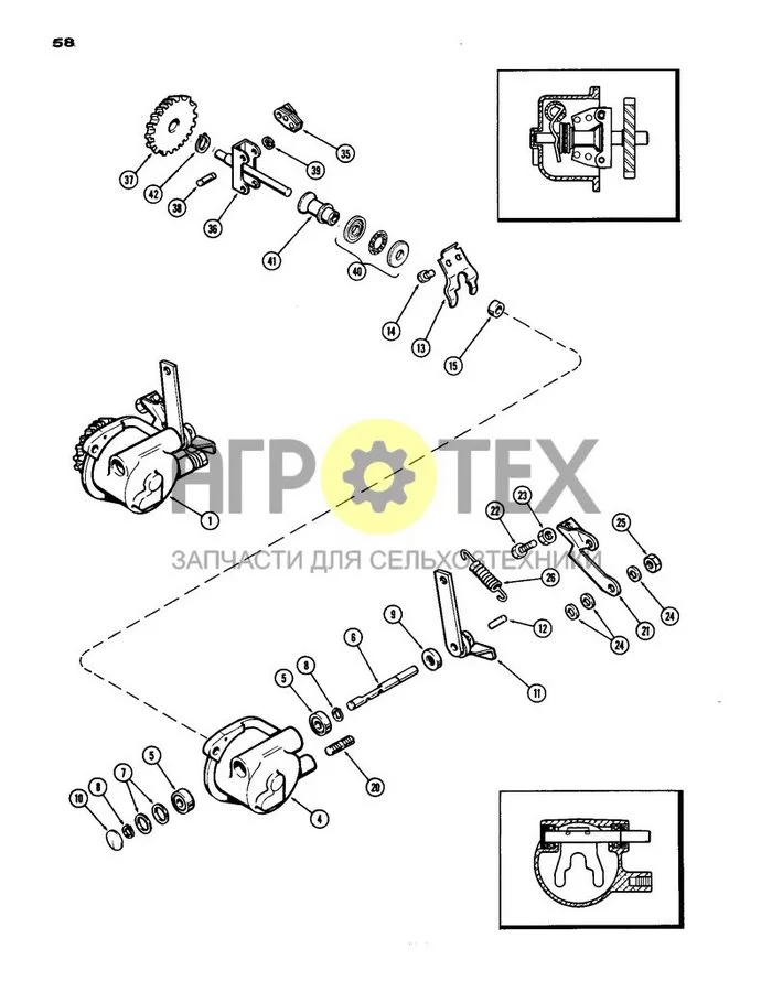 058 - GOVERNOR, (251B) SPARK IGNITION ENGINE (№23 на схеме)