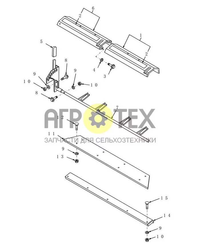 004 - HEADER SHIELDING, REAR (№9 на схеме)