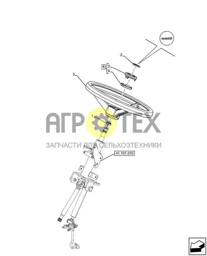 41.101.020 - VAR - 333606, 391606 - РУЛЕВОЕ КОЛЕСО (№4 на схеме)