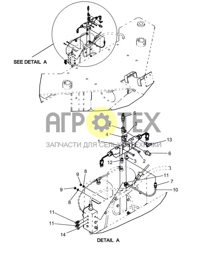 75.200.28[02] - PNEUMATIC DOWN PRESSURE - PILOT VALVE (№9 на схеме)