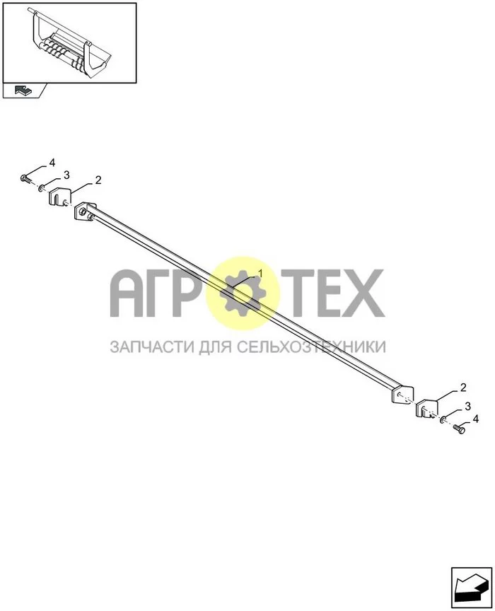 15.11[01] - SHEAR BAR ; (Tech Type) RB344, RB344 Cut (№3 на схеме)