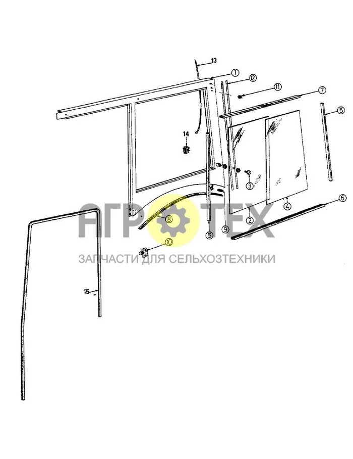 26 - COMPLETE SIDE PANEL LEFT HAND, 433-733 L (№0 на схеме)