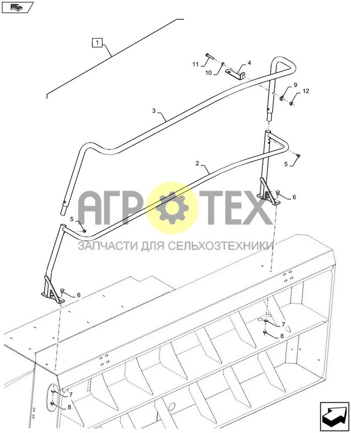 88.090.003[01] - DIA KIT: HANDRAIL RH ; (Tech Type) LB324P (№7 на схеме)