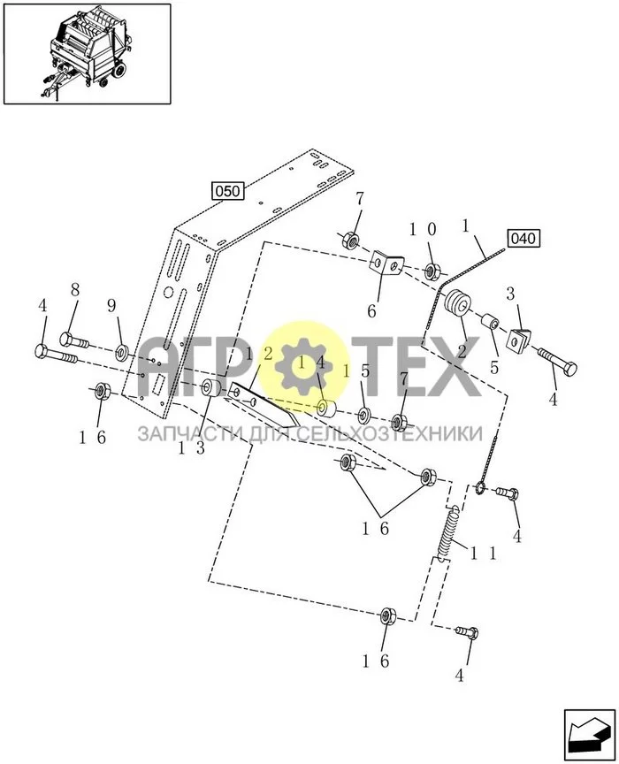 054 - TAILGATE LATCH INDICATOR (№8 на схеме)