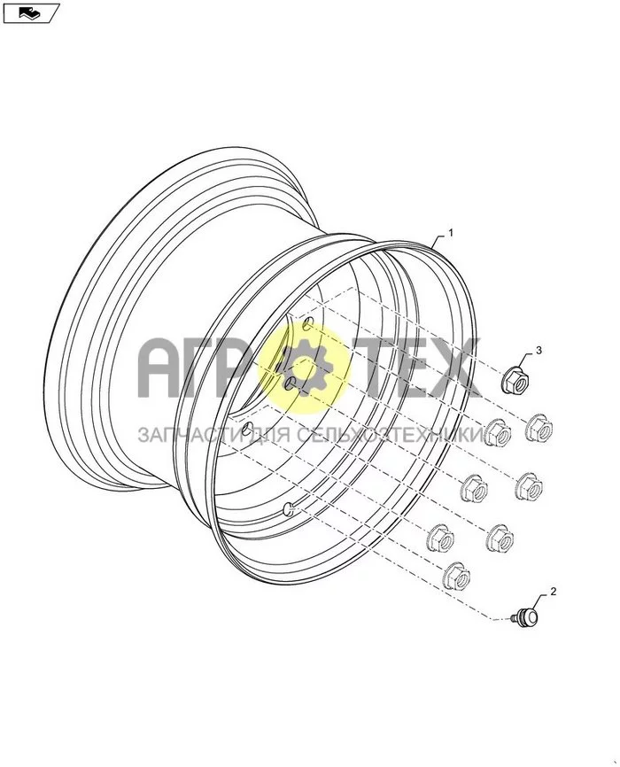 44.511.AG[01] - КОЛЕСА (SR220 - SV300) (№3 на схеме)