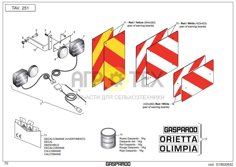 №5 (Сеялка OLIMPIA, ORIETTA-C - ACCESSORIES)