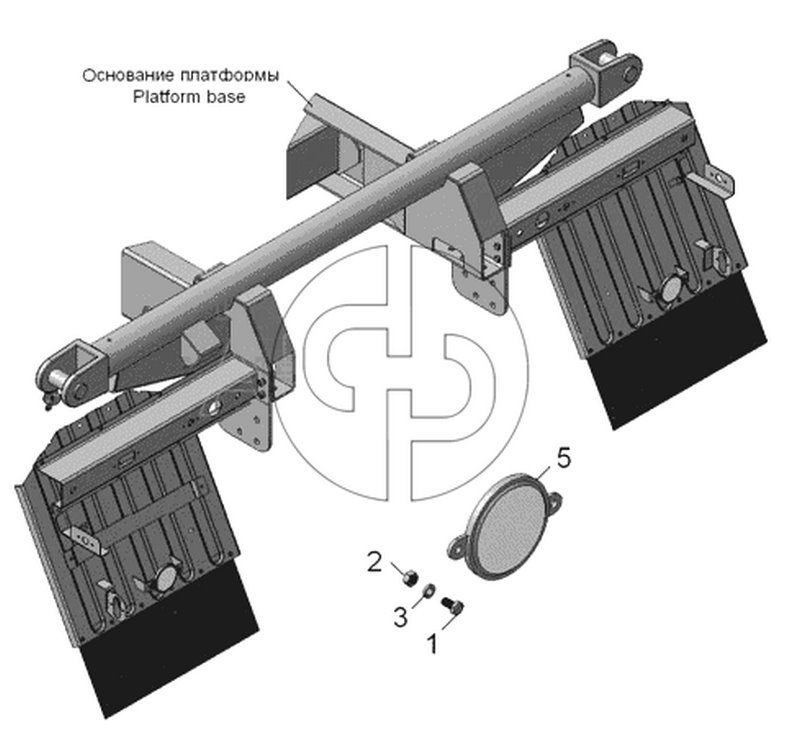 45142-8208003 Установка задних световозращателей (№5 на схеме)