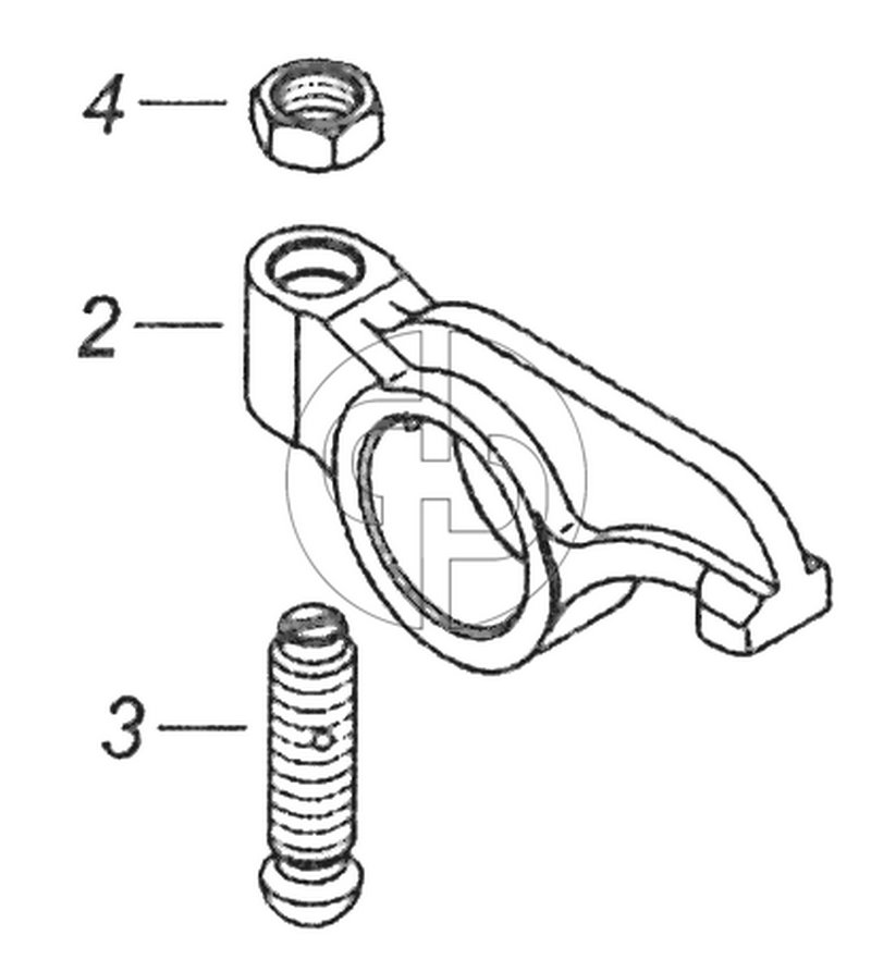 7406.1007140 Коромысло клапана (№3 на схеме)