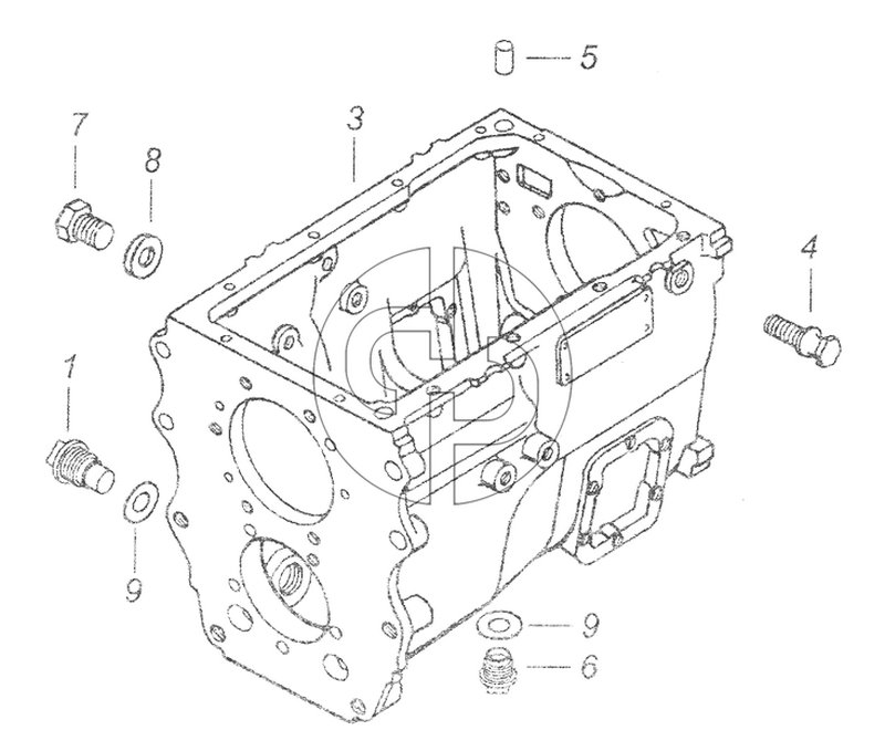14.1701010 Картер коробки передач (№3 на схеме)