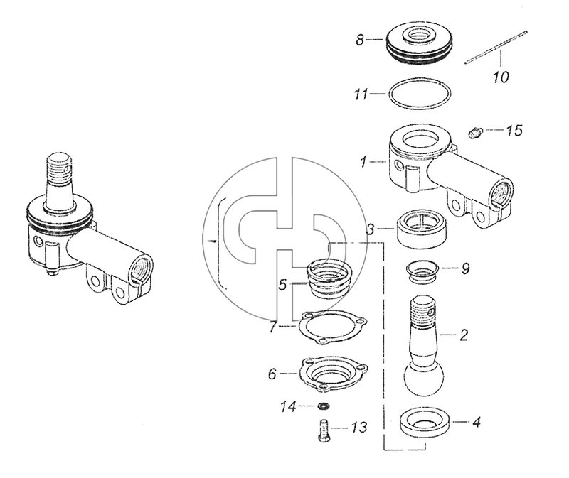 6520-3414055 Наконечник тяги (№8 на схеме)