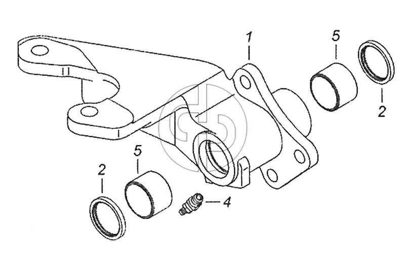 5511-3502121-10 Кронштейн тормозной камеры и разжимного кулака (№4 на схеме)