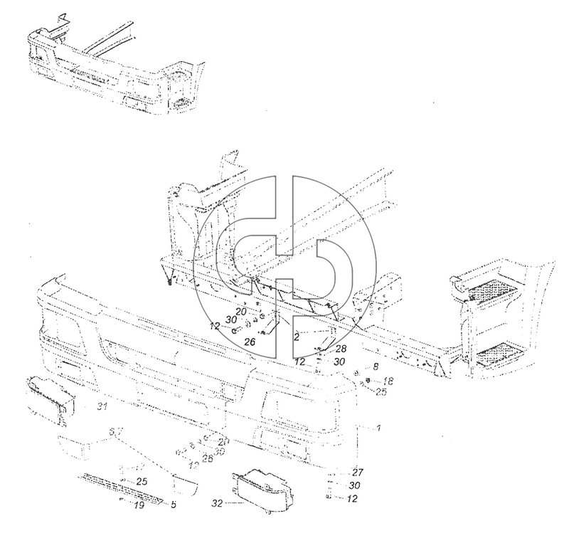 65115-8416010-50 Установка облицовки буфера (рестайлинг) (№6 на схеме)