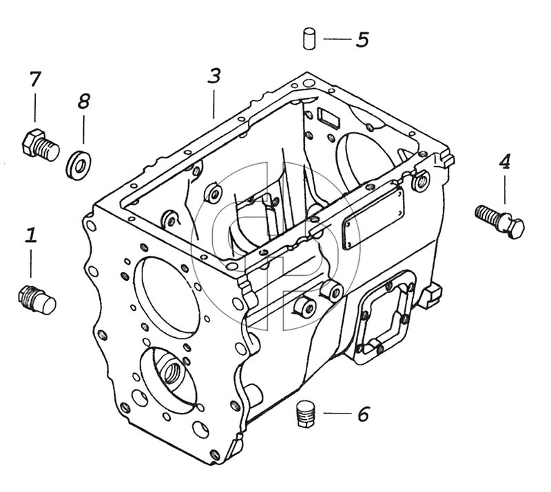 14.1701010 Картер коробки передач (№3 на схеме)