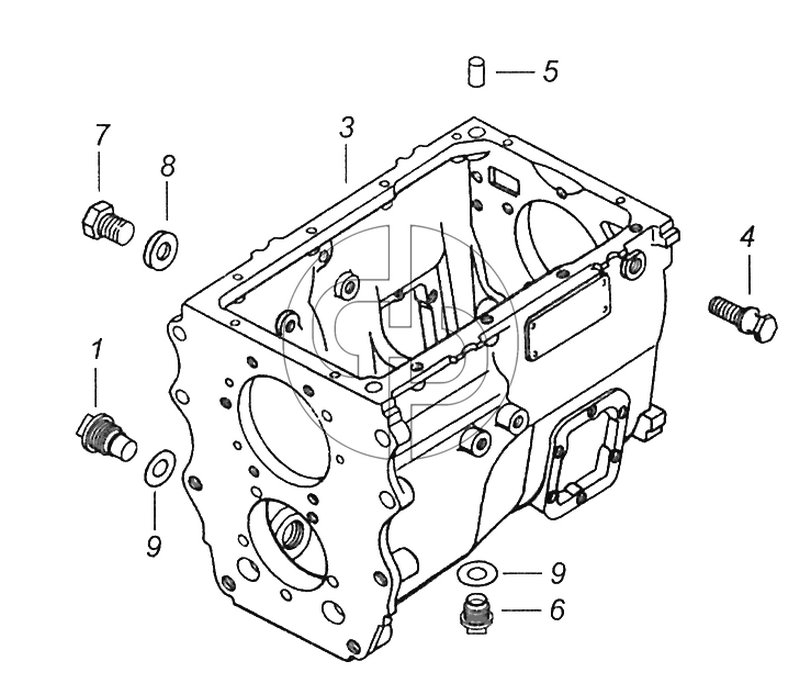 14.1701010 Картер коробки передач (№3 на схеме)