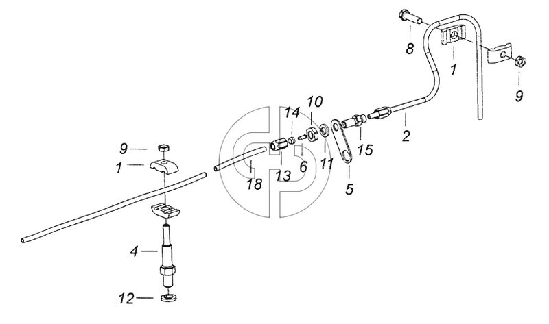 65205-1600300 Установка трубок вентиляции (№15 на схеме)