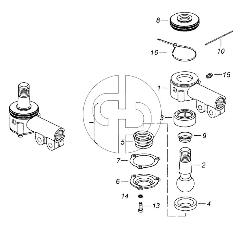 6520-3414055 Наконечник тяги (№8 на схеме)