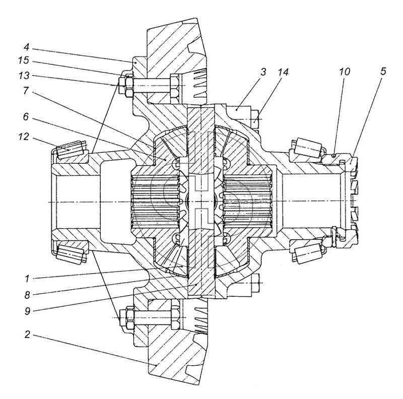 №10 (4308 (Евро 4) - 43081-2403011-10 Дифференциал межколесный)