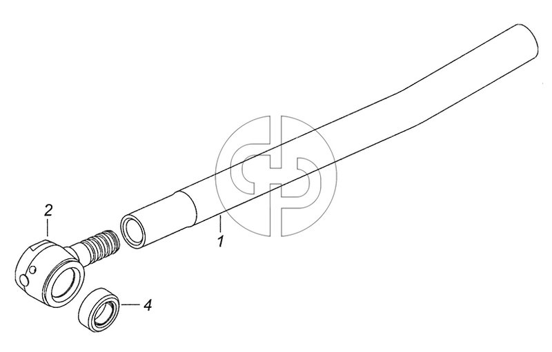 6520-3414011-40 Тяга с наконечником (№4 на схеме)