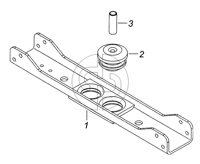 6520-1001009-10 Балка передней опоры (№2 на схеме)