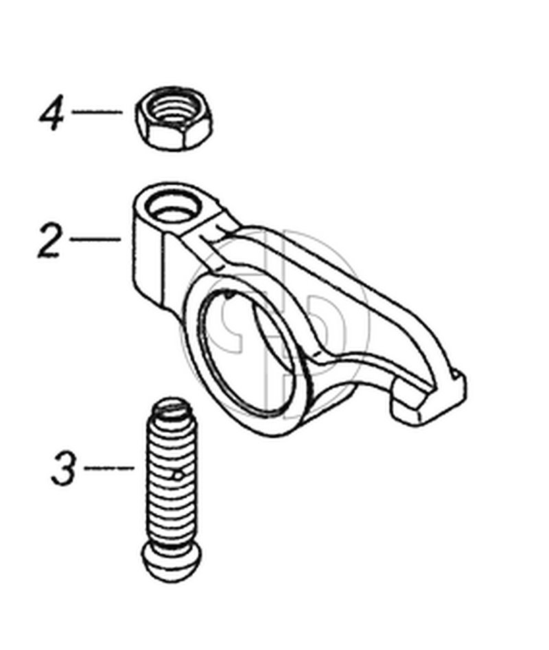 7406.1007140 Коромысло клапана (№3 на схеме)