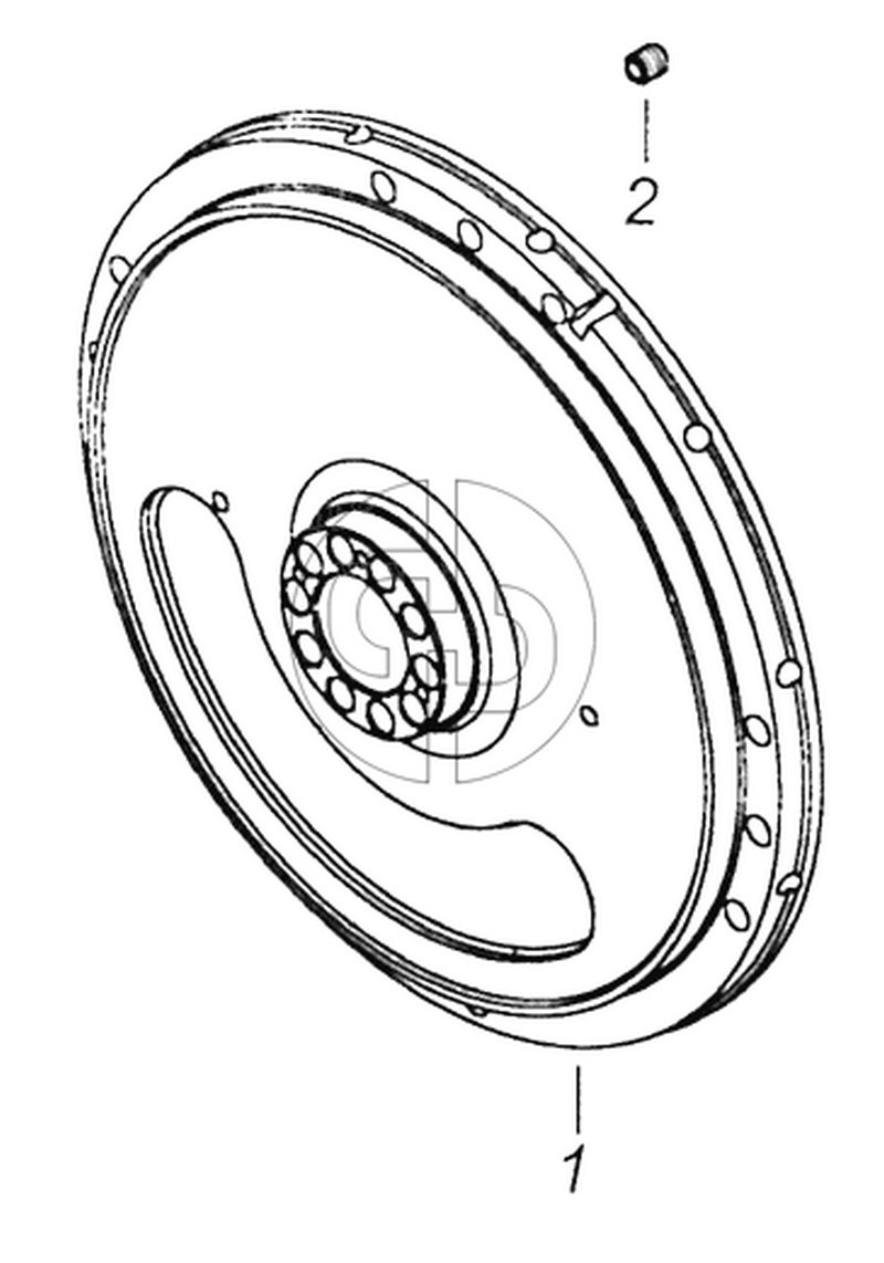 740.50-1005116 Маховик (№2 на схеме)