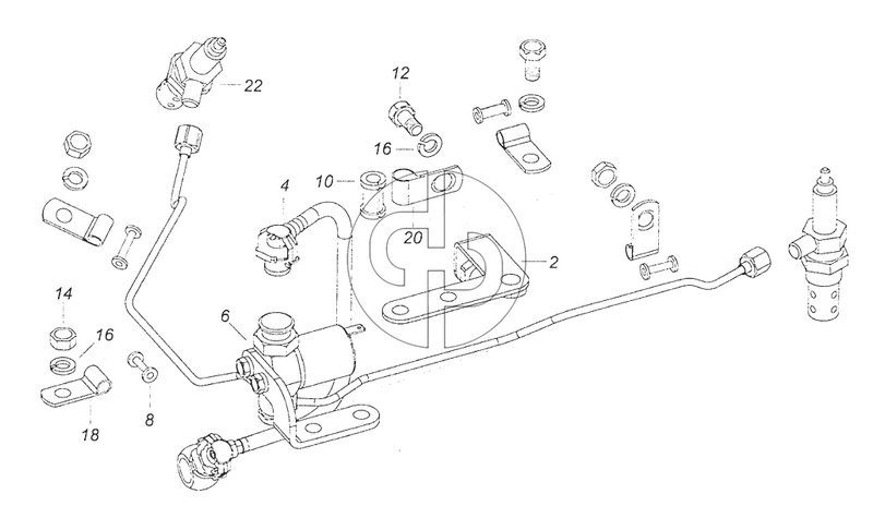 740.70-1022800 Установка магнитного клапана и штифтовых факельных свечей (№18 на схеме)