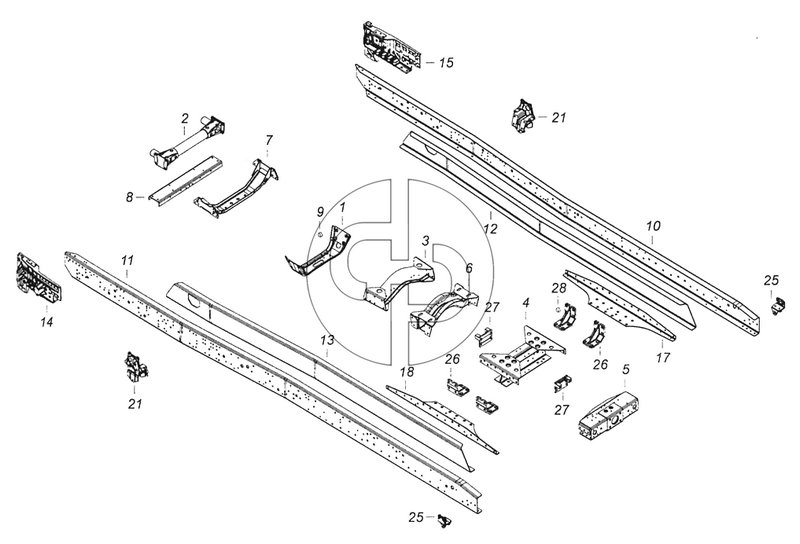 6460-2800010-65 Рама (№28 на схеме)