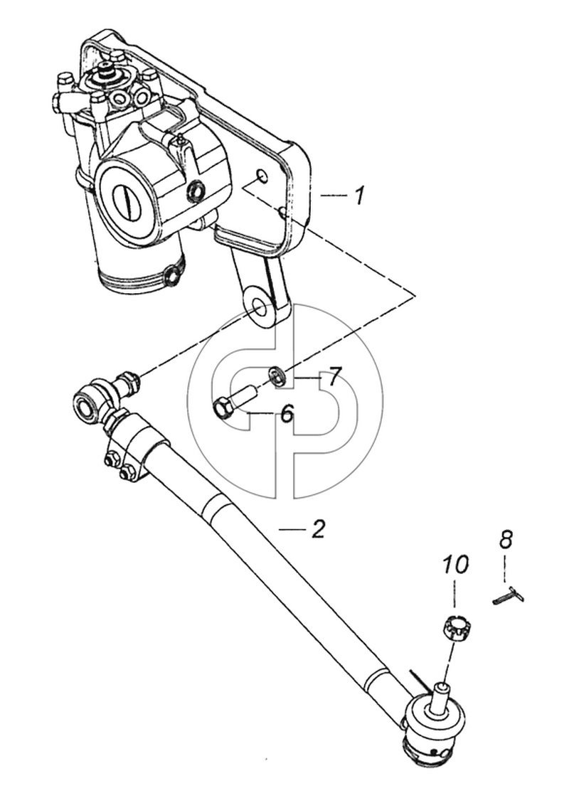 6520-3400012-40 Установка рулевого механизма (№12 на схеме)