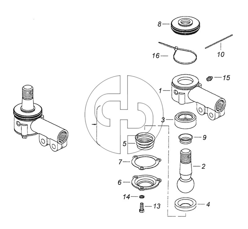 6520-3414055 Наконечник тяги (№8 на схеме)