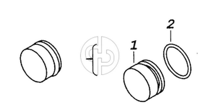 740.1003434 Заглушка с кольцом (№1 на схеме)