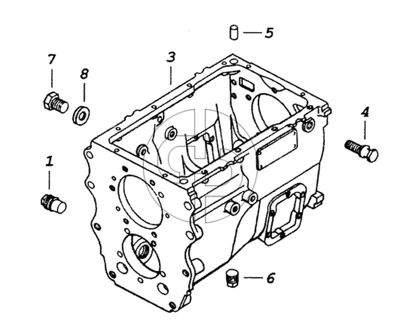 14.1701010 Картер коробки передач (№3 на схеме)
