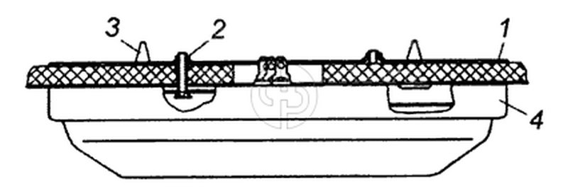 53205-3714001-10 Установка плафонов (№3 на схеме)