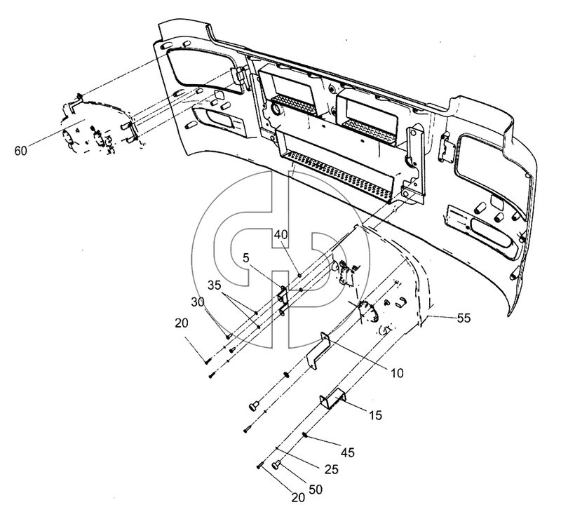 5490-3711001-10 Установка фар (№30 на схеме)