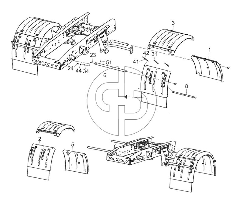 №2 (5490 - 5490-8404003-20 Установка задних крыльев)